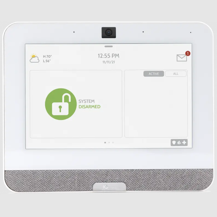 Qolsys IQ Panel 4 with Alarm.com Telus LTE, PowerG and Interlogix Receiver