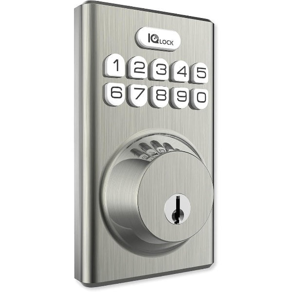 Qolsys PowerG Door Lock Satin Nickel