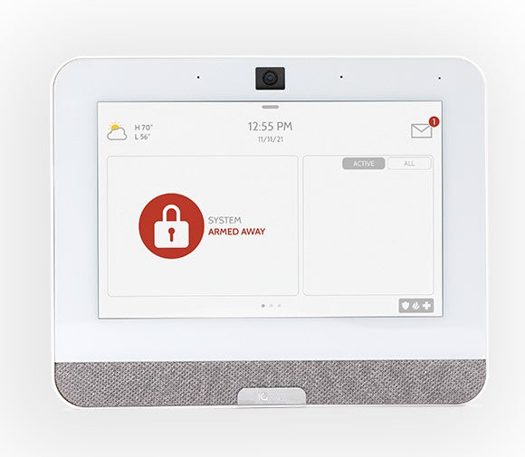 Qolsys IQ Panel 4 with Alarm.com AT&T LTE, PowerG and Interlogix Receiver